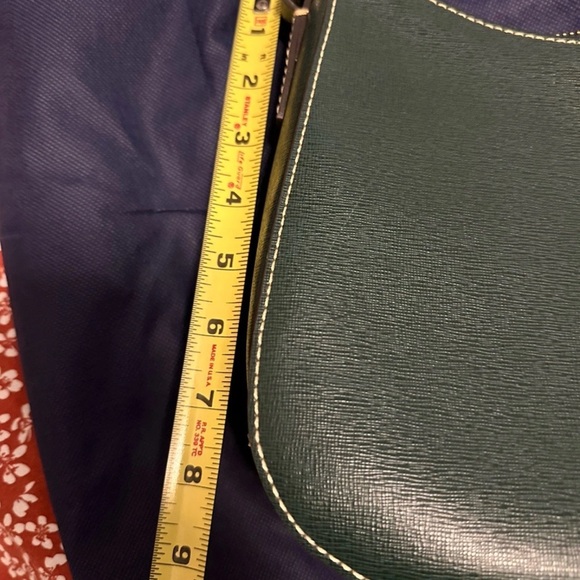 Dooney & Bourke Green Shoulder Bag Saffiano Leather Hobo - Picture 9 of 10